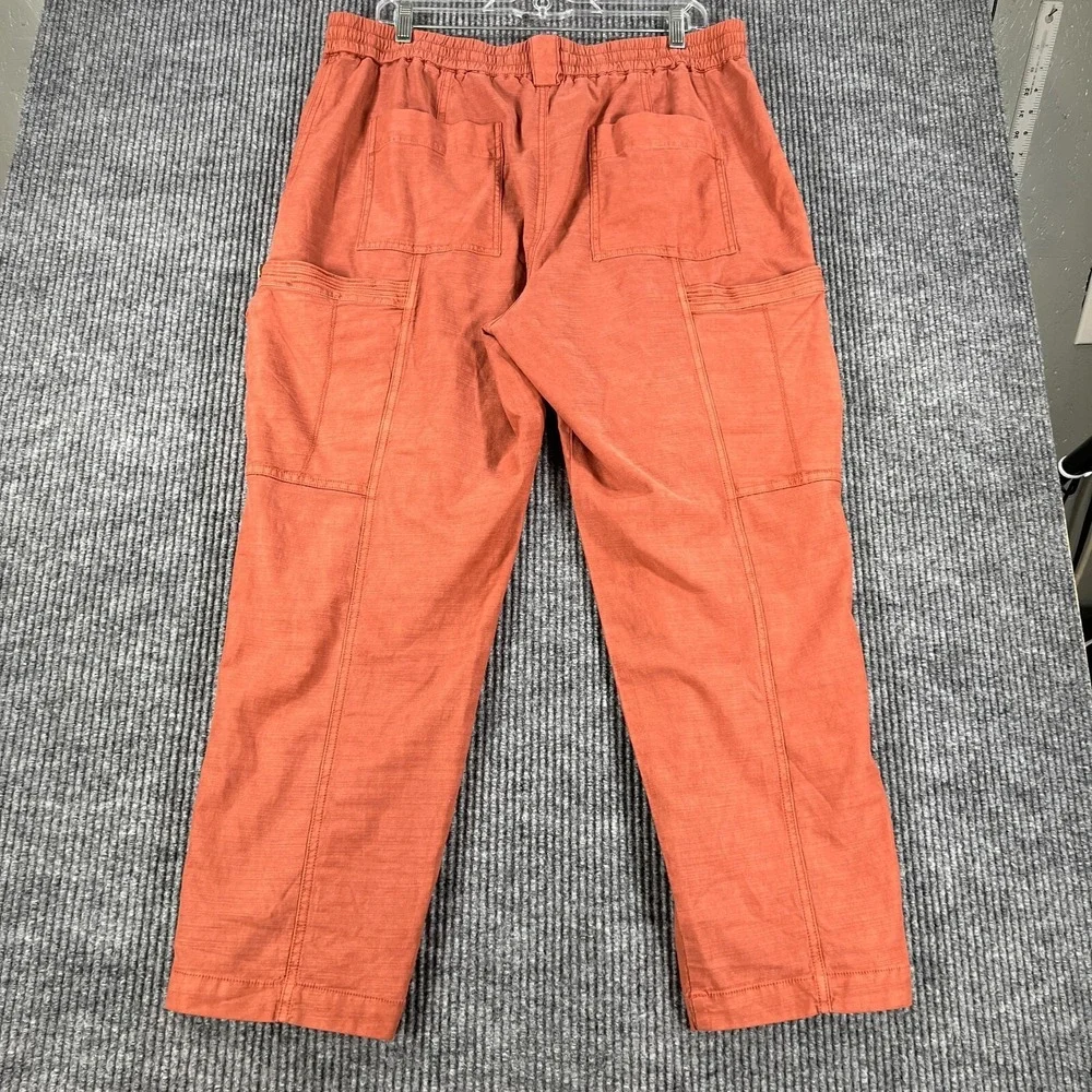 Anthropologie‎ Mens Pants Size 32 Orange Lightweight Joggers Casual Outdoor